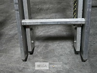 Dubbele aluminium ladder - afbeelding 2 van  4