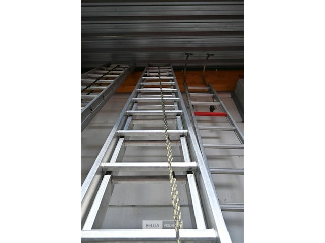 Dubbele aluminium ladder - afbeelding 4 van  4