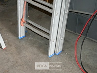 Dubbele aluminium ladder - afbeelding 2 van  4