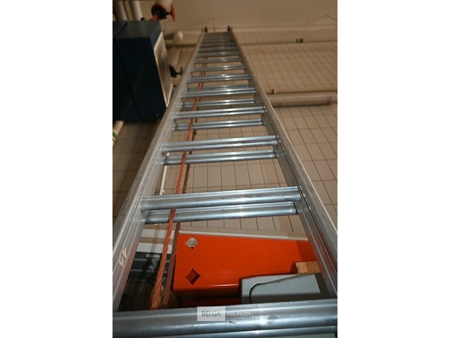Dubbele aluminium ladder - afbeelding 3 van  4