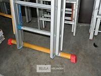 Dubbele aluminium ladder - afbeelding 2 van  5