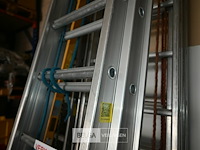 Dubbele aluminium ladder - afbeelding 3 van  5