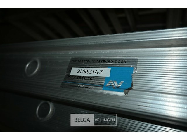 Dubbele aluminium ladder - afbeelding 5 van  5