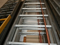 Dubbele aluminium ladder - afbeelding 4 van  4