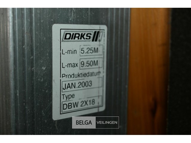 Dubbele aluminium ladder - afbeelding 5 van  5