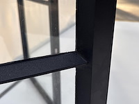 Dubbele assymetrische stalen binnendeur afgemastikeerd - afbeelding 2 van  5