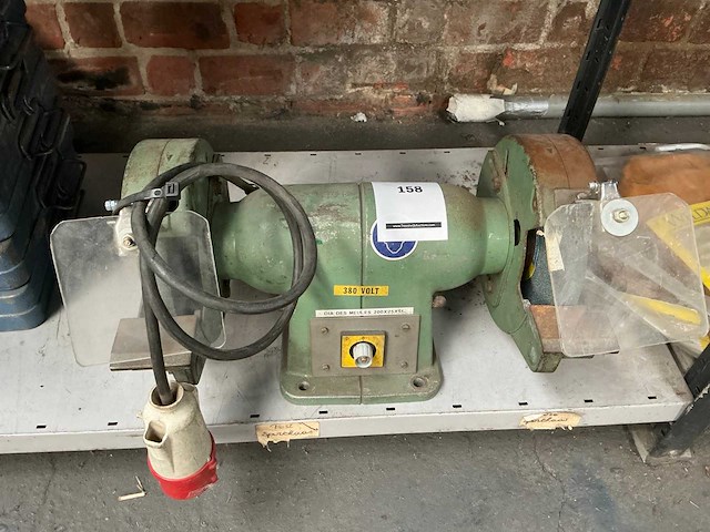 Dubbele bankslijpmachine - afbeelding 1 van  4