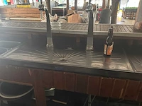 Dubbele bierpomp met spoelbak - afbeelding 3 van  6