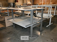 Dubbele bureau 160x166 cm