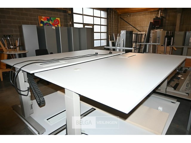 Dubbele bureau 160x166 cm - afbeelding 3 van  4