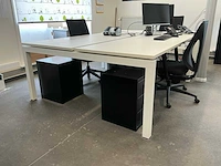 Dubbele bureautafel