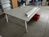 Dubbele bureautafel - afbeelding 1 van  3