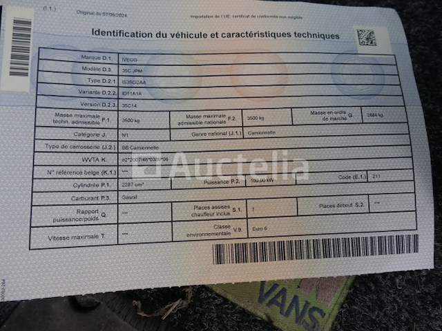 Dubbele cabine pickup, tipper, gereedschapskist iveco 35c jpm (vin:zcfcd35a405163802) - afbeelding 37 van  53