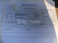 Dubbele cabinewagen met driewegbed renault mascott 160 (2006-148,619 km) (ref:010607-006) - afbeelding 10 van  23