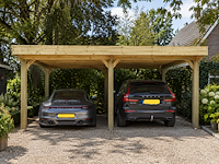Dubbele carport 500x600x270 cm, vrijstaand - afbeelding 3 van  3