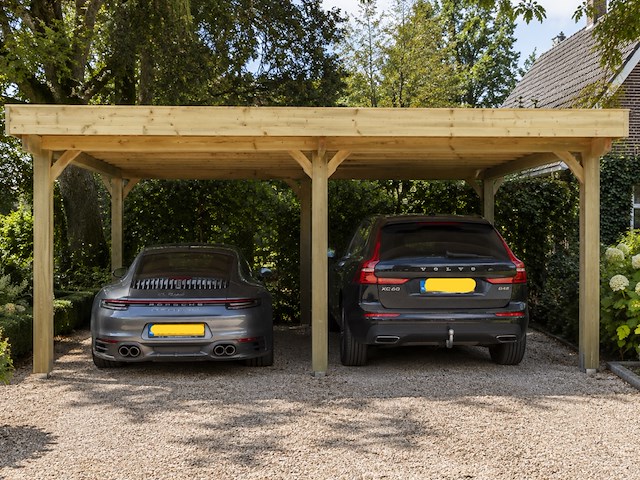 Dubbele carport vrijstaand - afbeelding 1 van  3
