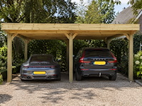 Dubbele carport vrijstaand