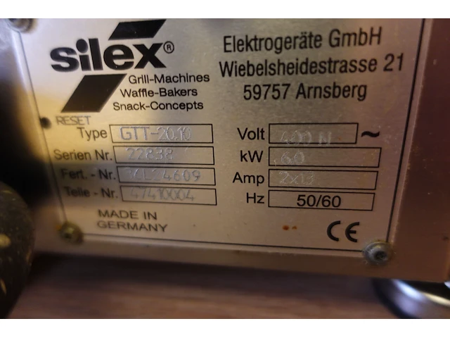 Dubbele contactgrill silex - afbeelding 8 van  8