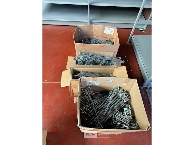 Dubbele displayhaken 40 cm (3 dozen) - afbeelding 1 van  4