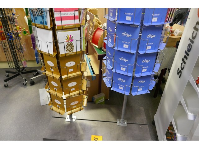 Dubbele draaiende kaartendisplay - afbeelding 5 van  5