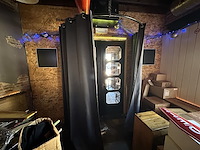 Dubbele eikenhouten deur met glazen inzetstukken - afbeelding 5 van  7