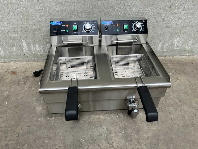 Dubbele elektrische friteuse - afbeelding 2 van  3
