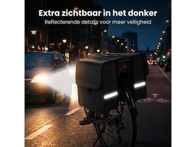 Dubbele fietstas (2x) - afbeelding 9 van  9