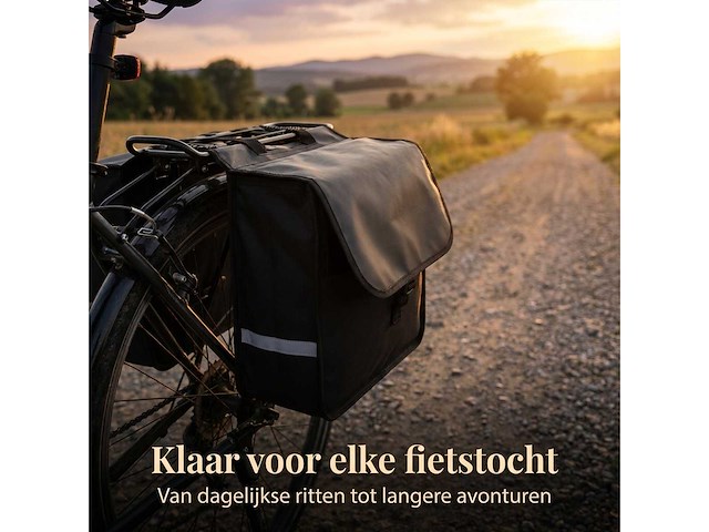 Dubbele fietstas (2x) - afbeelding 3 van  9