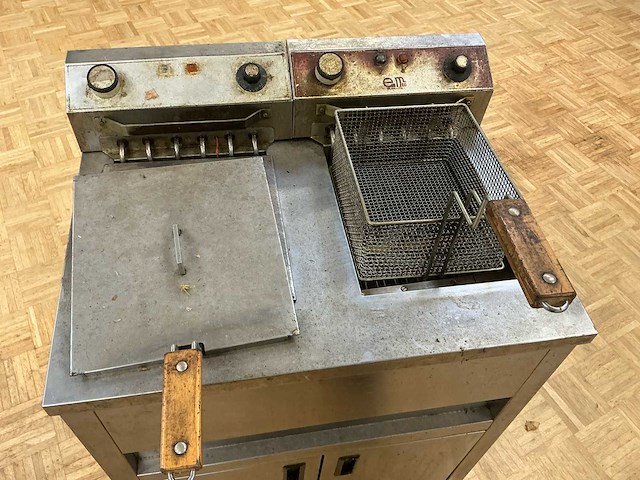 Dubbele friteuse 380 friteuse - afbeelding 4 van  9