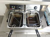 Dubbele friteuse ggmgastro - afbeelding 2 van  2