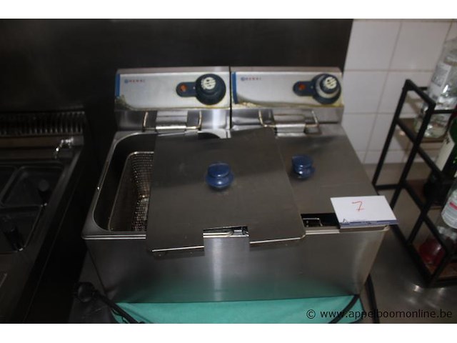 Dubbele friteuse, hendi, werking niet gekend - afbeelding 1 van  2
