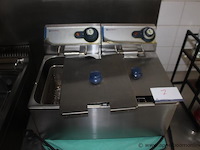 Dubbele friteuse, hendi, werking niet gekend - afbeelding 1 van  2