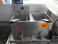 Dubbele friteuse metro