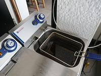 Dubbele friteuse + rvs tafeltje - afbeelding 3 van  4
