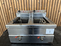 Dubbele friteuse stilfer - afbeelding 1 van  5