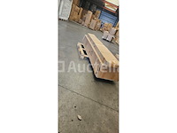 Dubbele hangende parasol donkergrijs (2 * 300x400cm) - afbeelding 2 van  3