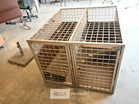 Dubbele hondenren voor inbouw voertuig - afbeelding 3 van  5