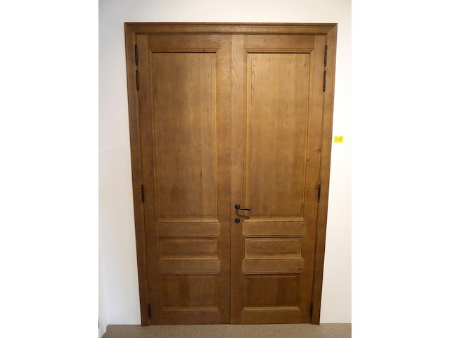Dubbele houten binnendeur - afbeelding 1 van  2