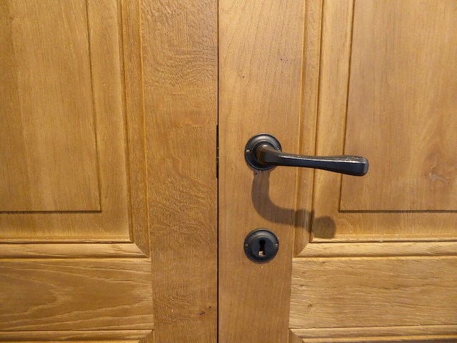 Dubbele houten binnendeur - afbeelding 2 van  2