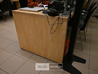 Dubbele houten bureau - afbeelding 3 van  6