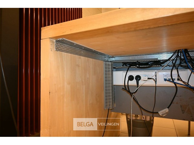 Dubbele houten bureau - afbeelding 6 van  6