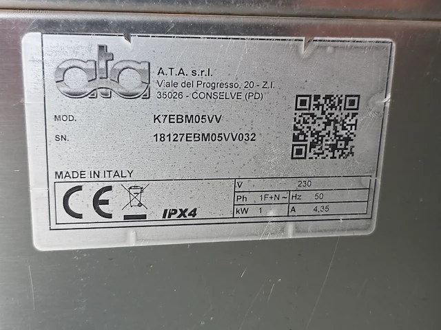Dubbele inox bain-marie ata k7ebm05vv - afbeelding 3 van  5