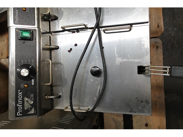 Dubbele inox friteuse profinox - afbeelding 2 van  5
