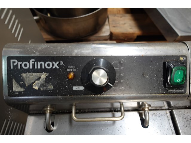 Dubbele inox friteuse profinox - afbeelding 4 van  5