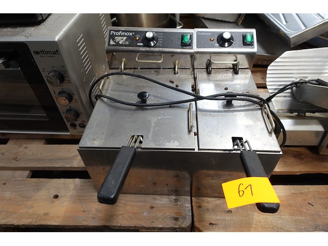 Dubbele inox friteuse profinox - afbeelding 5 van  5