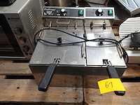 Dubbele inox friteuse profinox - afbeelding 5 van  5