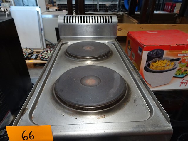 Dubbele inox kookplaat diamond - afbeelding 2 van  2