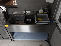 Dubbele inox spoelbak - afbeelding 2 van  2