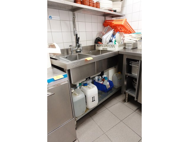 Dubbele inox spoelbak - afbeelding 2 van  7