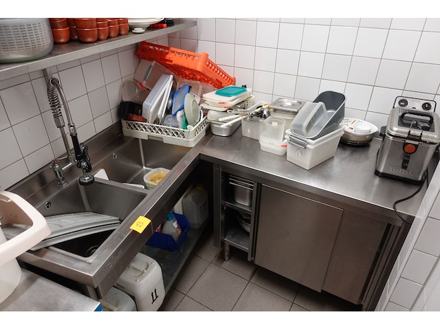 Dubbele inox spoelbak - afbeelding 7 van  7